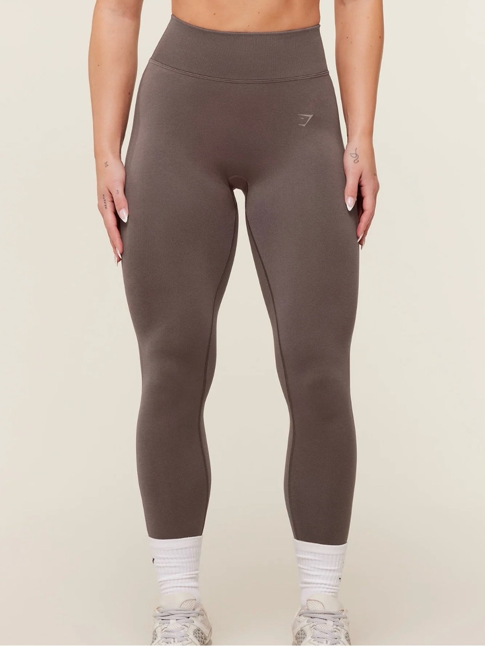 Gymshark Seamless Set NWOT – Brown Sculpt Leggings (S) + Crop Top (M) | New